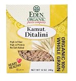 Eden Organic Kamut Ditalini, 100% Whole Grain, 12-Ounce Boxes (Pack of 6)