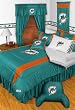NFL Miami Dolphins 5 Pc Bed in a Bag Queen Bedding Set