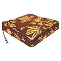 Chair Cushion Brown Multicolor - 22.5x21.5"