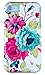 DandyCase 2in1 Hybrid High Impact Hard Pink Floral Pattern + Mint Green Silicone Case Cover For Apple iPhone 4S & iPhone 4 + DandyCase Screen Cleaner