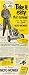 1953 Ad Moto Mower Lawn Push Power Tools Neighbor Summer Smoking Tobacco Pipe - Original Print Ad