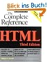 HTML: The Complete Reference
