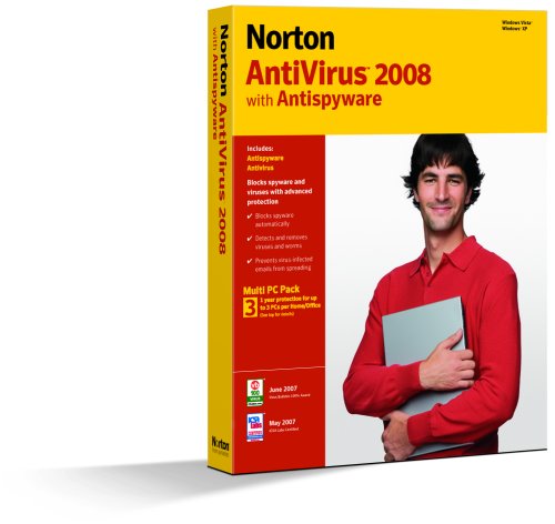 Norton AntiVirus 2008 - Ensemble de mise à niveau - 3 utilisateurs - CD - Win - International