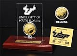 University of South Florida 24KT Gold Coin Etched Acrylic