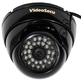 VideoSecu Color Security Vandal Proof Dome Camera 1/3