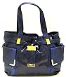 Michael Kors Beverly Large Lapis Blue Snakeskin Leather Satchel Bag