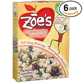 Zoe's Granola, Cranberries Currants, 11-Ounce Boxes (Pack of 6)