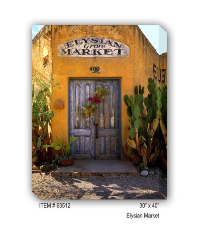 ELYSIAN MARKET - Gallery Wrapped, Stretched Canvas Photograph