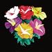 6 Flower Feather Bouquet
