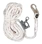 AO Safety/3M Tekk 94023 Safewaze 50-Feet Rope Lifeline with Rope Grab