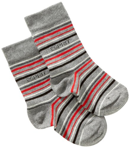 Esprit Fine Stripe SO 18342 Unisex - Kinder Socken , Gr.23/26, Grau(light grey ) Preisvergleich