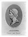 Historic Print (L): [Aristippus, bust portrait]