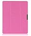 i-Blason Apple iPad Air Case (5th Generation) i-Folio Smart Cover Slim Hard Shell Stand Case Cover- Magenta
