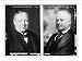 Newswire Photo (L): R.B. Haldane, War Sed'y in 1908, portrait bust