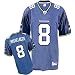 Matt Hasselbeck Jersey: Reebok Blue Replica #8 Seattle Seahawks Jersey - Large