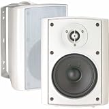 OSD Audio AP525 Outdoor High Definition Patio Speaker Pair (White)