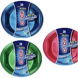 Solo 7" Sologrips Ultra Colors Plates (Blue, Pink, & Green), 20-Count Packages (Pack of 12)