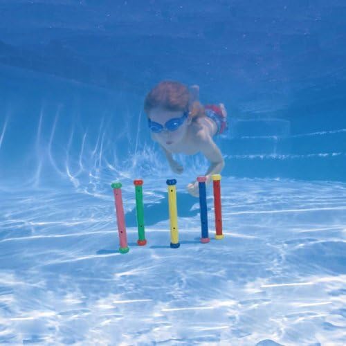 Intex Underwater Swimming / Diving Swimming Pool Toy Play Sticks (5 Pack) 55504 Size: 1 Pack Toy, Kids, Play, Children