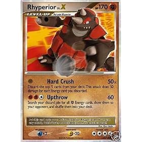Pokemon Diamond & Pearl Legends Awakened Single Card Rhyperior Lv. X #145 Ultra Rare Holofoil