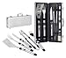 Picnic Time Fiero Platinum Collection 5-Piece BBQ Tool Set in Carry Case
