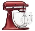 KitchenAid KSM158GBCA 90th Anniversary Limited-Edition 5-Quart Stand Mixer, Candy Apple Red