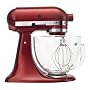 KitchenAid KSM158GBCA 90th Anniversary Limited-Edition 5-Quart Stand Mixer, Candy Apple Red