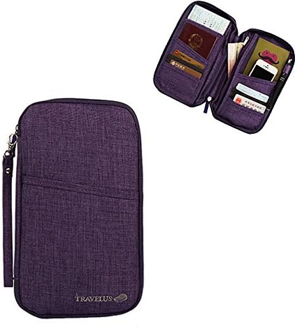 BEYLLEY™Passport Wallet with Zipper - Securely Holds Business Cards, Credit Cards, Boarding Passes & Notes