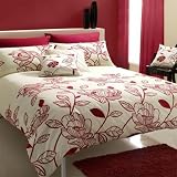 Valencia Duvet Cover Set - Single (Red)