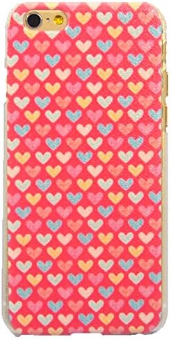 Etui Le Bon (tm) Case Cover for 4.7 Inch iPhone 6. Red , Blue, White and pink heart pattern