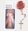 Bookmark Rosary - Divine Mercy - Bookmark and Full 14" Rosary - Exclusively from the Studios of Cromo NB (Milano, Italy)