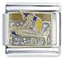 Egyptian Mummification Italian Charm Bracelet Link