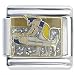 Egyptian Mummification Italian Charm Bracelet Link