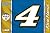Kevin Harvick #4 2016 3x5 DRIVER NUMBER Flag w/grommets Outdoor Banner Nascar Racing