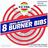 Electric Hefty EZ Foil Burner Liners For Electric Stoves, Small Aluminum, 8 Pack