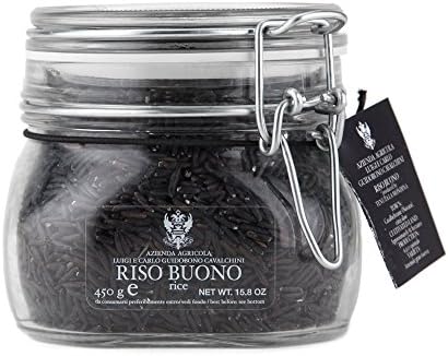 Riso Buono - Artemide Gran Riserva - Italian Dried Black Rice 15.8oz (450g) - Pack of 4