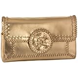 Jack Rogers Hamptons Metallic Clutch