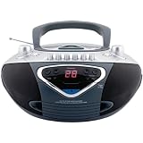 Unirex RX-947 Portable CD AM/FM Stereo Radio Cassette Player/Recorder