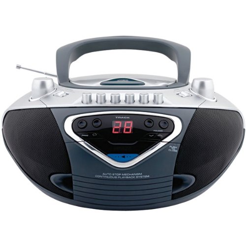 Unirex RX-947 Portable CD AM/FM Stereo Radio Cassette Player/Recorder