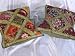 2 KHAKI DECORATIVE BEDDING HOME THROW INDIAN PILLOWS