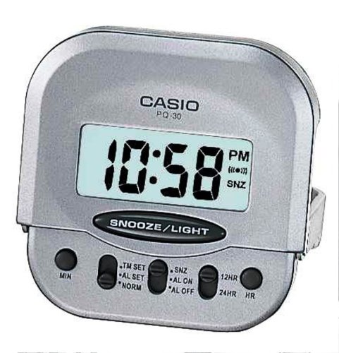 Casio - PQ-30-8EF - Reveil - Quartz Digitale - Alarme repetitive - Eclairage LED