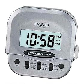 Casio - PQ-30-8EF - R�veil - Quartz Digitale - Alarme r�p�titive - Eclairage LED