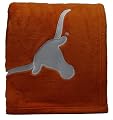 Texas Longhorns Embroidered Fleece Throw (50 x 70-inch)