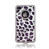 Cheetah w. Bling Style #007 Hard Plastic Case for Iphone 4 & 4s