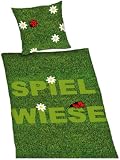 Produkt-Bild: Herding 4459 12 050 Bettw&auml;sche "Spielwiese", (Your Best), Gr&ouml;&szlig;e: 80/80 - 135/200 cm, Material: 100 % Baumwolle, (Linon)