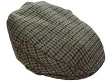 Adult TWEED STYLE FLAT CAP Hat Pauls