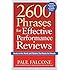 2600 Phrases for Effective Performance Reviews: Ready-to-Use Words and Phrases That Really Get Results