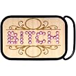 Wood Couture Austrian Crystal Pink Bitch Belt Buckle