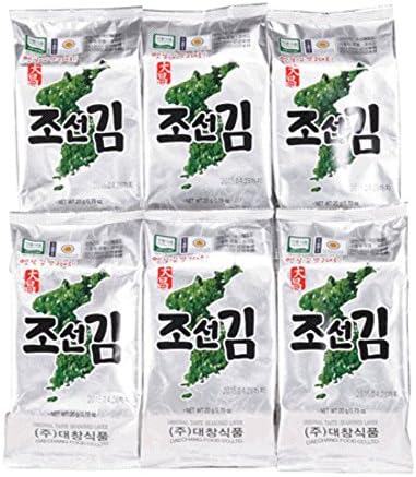 Daechang Chosun Seasoned &amp; Roasted Seaweed Laver Nori 0.7oz(pack of 30)