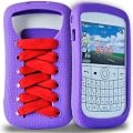 Accessory Master- violet / chaussures la conception silicone Housse pour Blackberry curve 8520