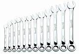 51m4Dl0PDnL. SL160  Snap on Industrial Brand JH Williams MWS 12RC 12 Piece Metric Reversible Ratcheting Combination Wrench Set